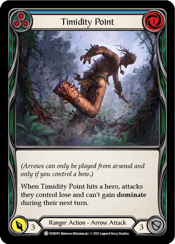 Image for Timidity Point (Blue) (EVR099) (Everfest) - Flesh and Blood TCG