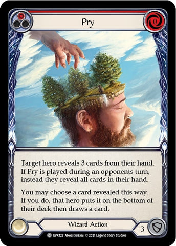 Image for Pry (Red) (EVR128) (Everfest) - Flesh and Blood TCG