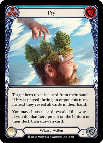 Image for Pry (Blue) (EVR130) (Everfest) - Flesh and Blood TCG