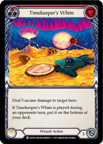 Image for Timekeeper's Whim (Red) (EVR134) (Everfest) - Flesh and Blood TCG