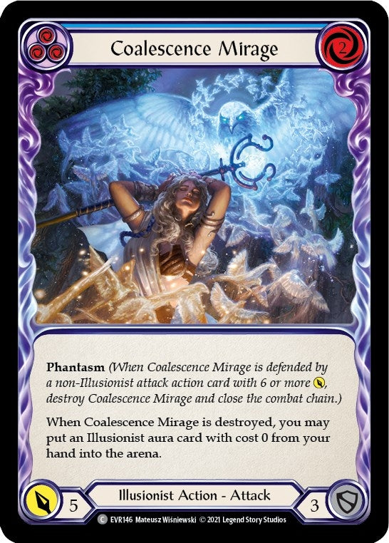Image for Coalescence Mirage (Blue) (EVR146) (Everfest) - Flesh and Blood TCG