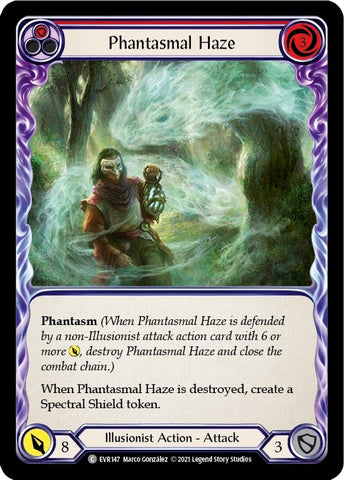 Image for Phantasmal Haze (Red) (EVR147) (Everfest) - Flesh and Blood TCG