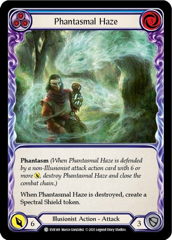 Image for Phantasmal Haze (Blue) (EVR149) (Everfest) - Flesh and Blood TCG