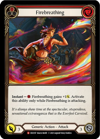 Image for Firebreathing (EVR157) (Everfest) - Flesh and Blood TCG