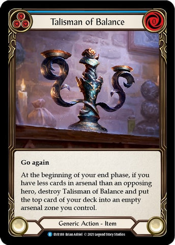 Image for Talisman of Balance (EVR188) (Everfest) - Flesh and Blood TCG
