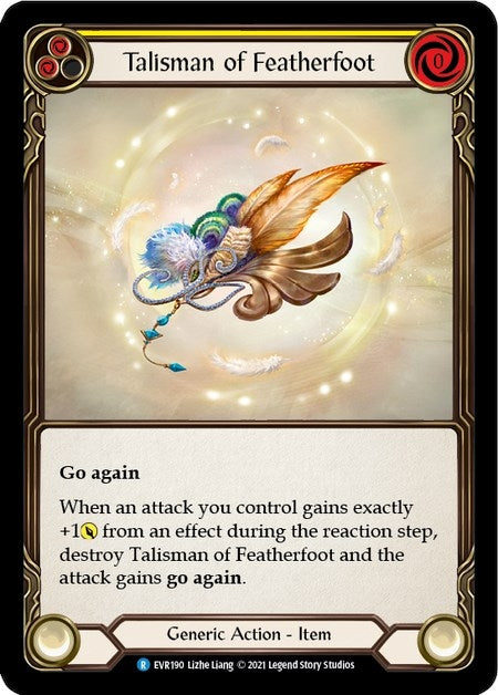Image for Talisman of Featherfoot (EVR190) (Everfest) - Flesh and Blood TCG