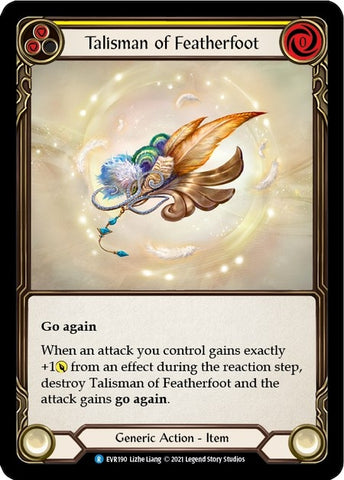Image for Talisman of Featherfoot (EVR190) (Everfest) - Flesh and Blood TCG