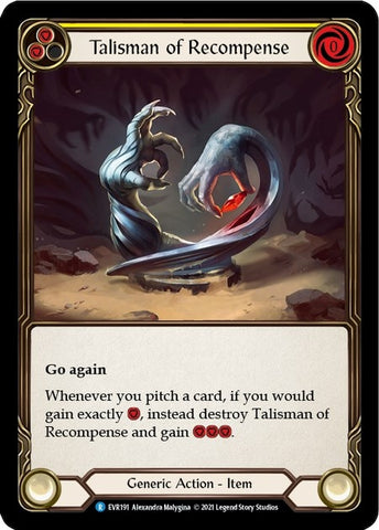 Image for Talisman of Recompense (EVR191) (Everfest) - Flesh and Blood TCG
