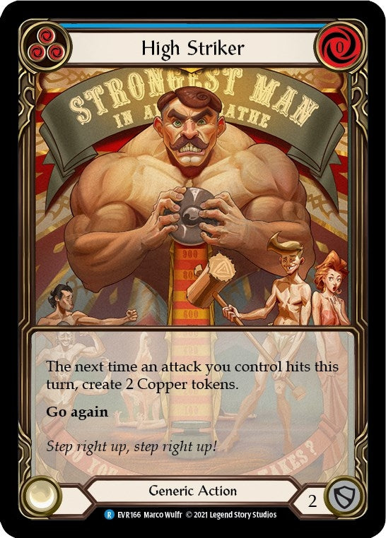 Image for High Striker (Blue) (Extended Art) (EVR166) (Everfest) - Flesh and Blood TCG