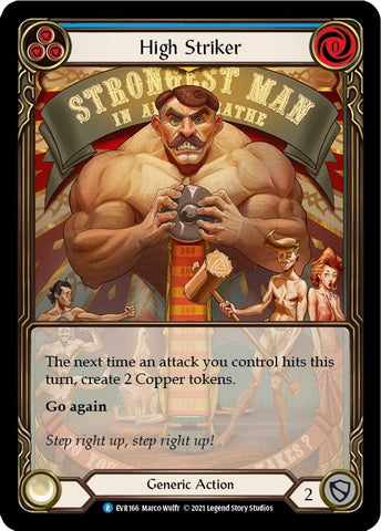 Image for High Striker (Blue) (Extended Art) (EVR166) (Everfest) - Flesh and Blood TCG