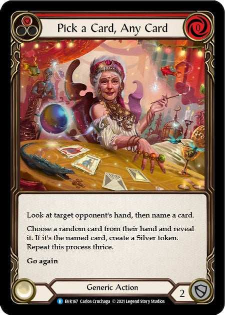 Image for Pick a Card, Any Card (Red) (EVR167) (Everfest) - Flesh and Blood TCG
