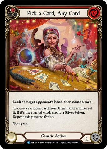 Image for Pick a Card, Any Card (Red) (EVR167) (Everfest) - Flesh and Blood TCG