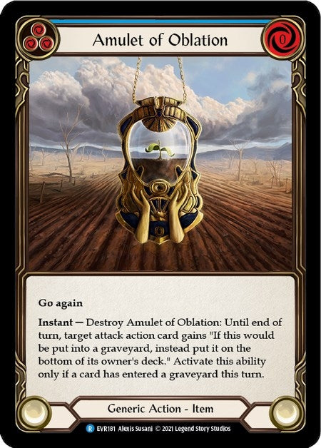 Image for Amulet of Oblation (EVR181) (Everfest) - Flesh and Blood TCG