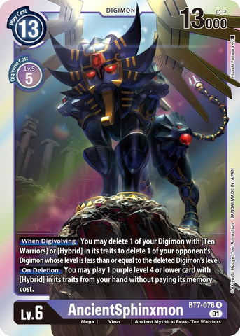 AncientSphinxmon [BT7-078] [Next Adventure]