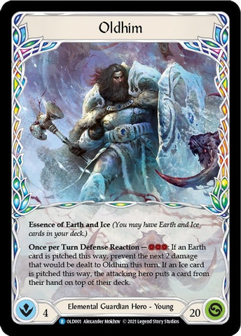 Oldhim [OLD001] (Tales of Aria Oldhim Blitz Deck) 1st Edition Rainbow Foil