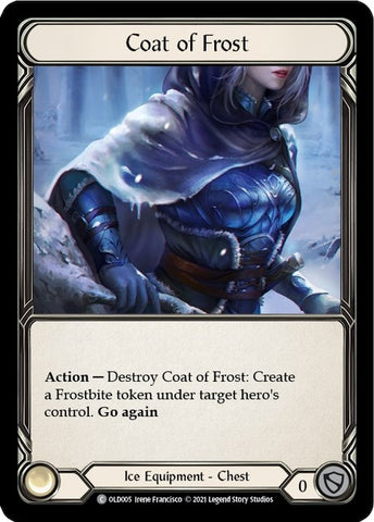 Coat of Frost [OLD005] (Tales of Aria Oldhim Blitz Deck) 1st Edition Normal