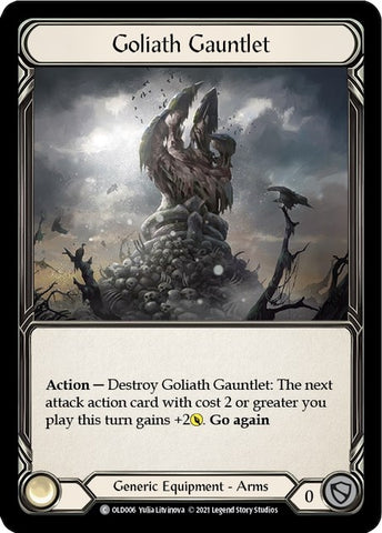 Goliath Gauntlet [OLD006] (Tales of Aria Oldhim Blitz Deck) 1st Edition Normal