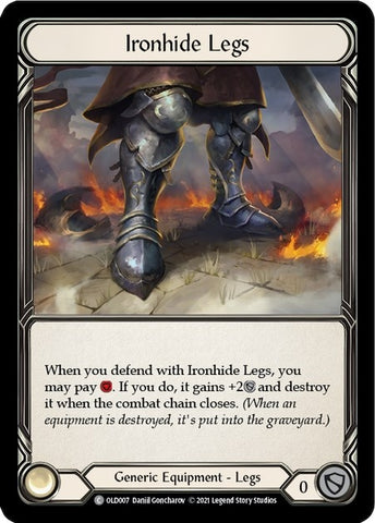 Ironhide Legs [OLD007] (Tales of Aria Oldhim Blitz Deck) 1st Edition Normal
