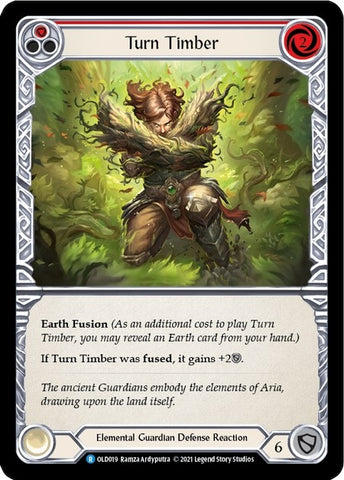 Turn Timber (Red) [OLD019] (Tales of Aria Oldhim Blitz Deck) 1st Edition Normal
