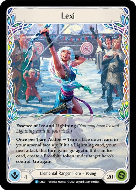 Lexi [LXI001] (Tales of Aria Lexi Blitz Deck) 1st Edition Rainbow Foil