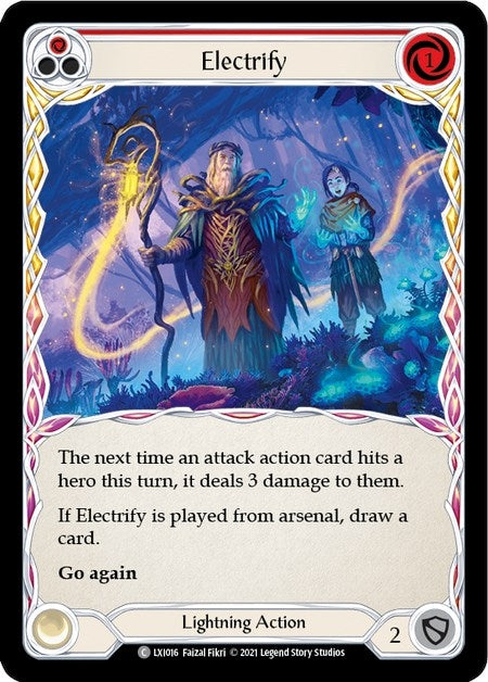 Image for Electrify (Red) (LXI016) (Blitz Deck: Tales of Aria - Lexi) - Flesh and Blood TCG