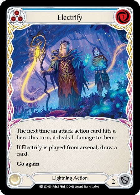 Image for Electrify (Blue) (LXI020) (Blitz Deck: Tales of Aria - Lexi) - Flesh and Blood TCG