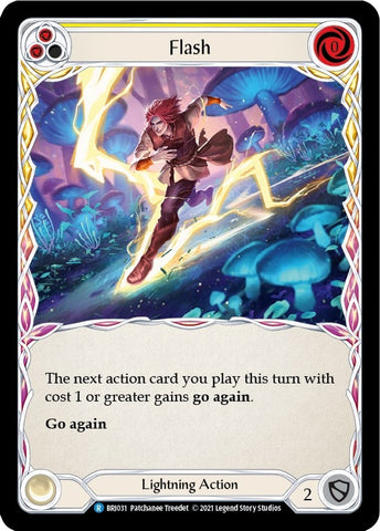 Flash (Yellow) [BRI031] (Tales of Aria Briar Blitz Deck) 1st Edition Normal