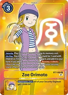 Zoe Orimoto [BT7-088] (Alternative Art - Box Topper) [Next Adventure]