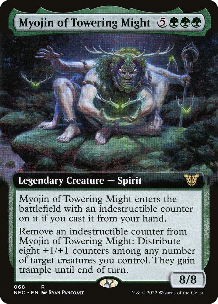 Myojin of Towering Might (Extended) [Kamigawa: Neon Dynasty Commander]