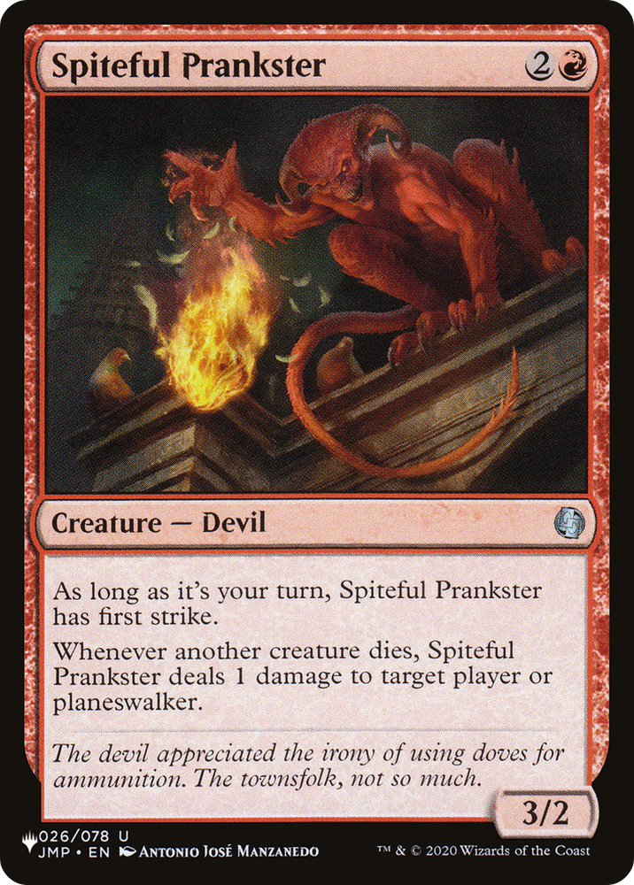 Spiteful Prankster [The List Reprints]