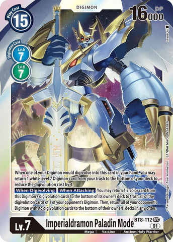 Imperialdramon: Paladin Mode [BT8-112] [New Awakening]