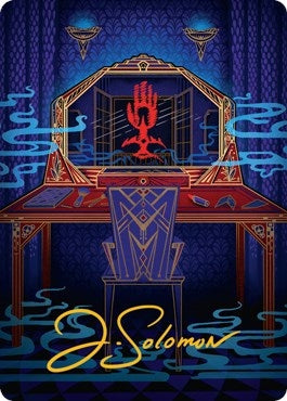 Obscura Charm Art Card (Gold-Stamped Signature) [Streets of New Capenna Art Series]