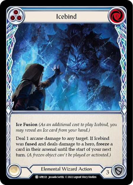 Image for Icebind (Blue) (UPR121) (Uprising) - Flesh and Blood TCG