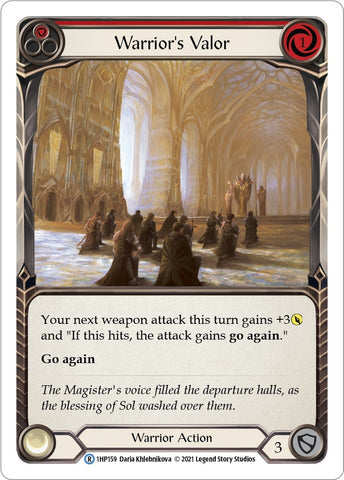 Warrior's Valor (Red) [1HP159] [History Pack 1]