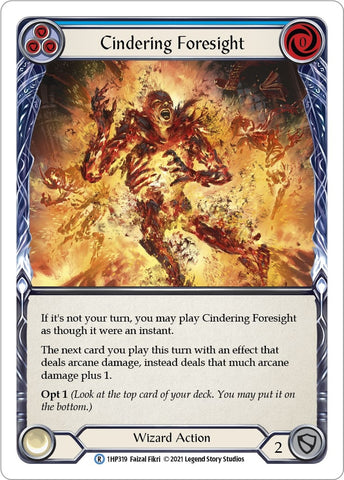 Cindering Foresight (Blue) [1HP319] (History Pack 1)