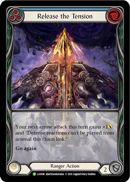 Release the Tension (Blue) [LGS098] (Promo) Rainbow Foil