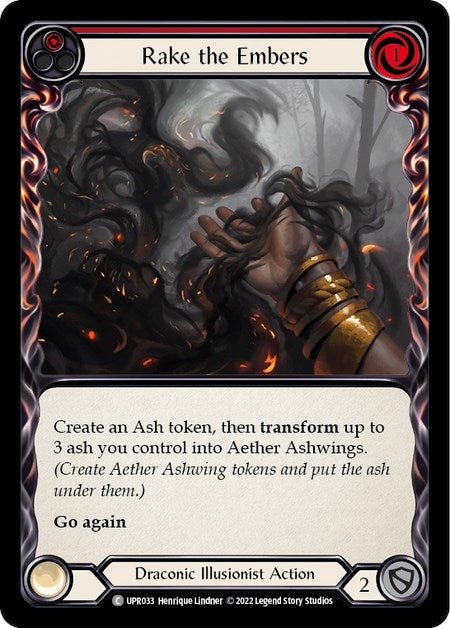Image for Rake the Embers (Red) (UPR033) (Uprising) - Flesh and Blood TCG