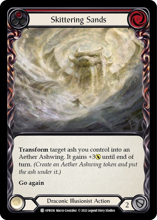Image for Skittering Sands (Red) (UPR036) (Uprising) - Flesh and Blood TCG