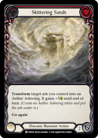 Image for Skittering Sands (Red) (UPR036) (Uprising) - Flesh and Blood TCG