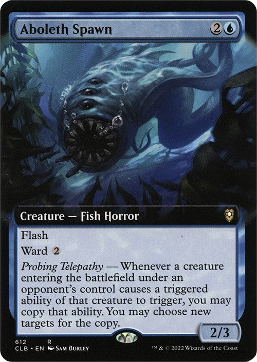 Aboleth Spawn (Extended Art) [Commander Legends: Battle for Baldur's Gate]