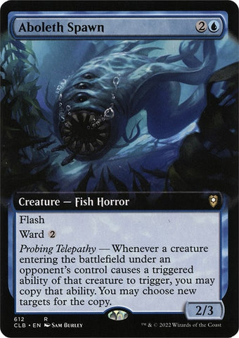 Aboleth Spawn (Extended Art) [Commander Legends: Battle for Baldur's Gate]
