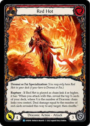 Image for Red Hot (UPR090) (Uprising) - Flesh and Blood TCG