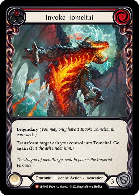 Image for Invoke Tomeltai // Tomeltai (UPR007) (Uprising) - Flesh and Blood TCG