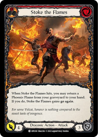 Image for Stoke the Flames (UPR100) (Uprising) - Flesh and Blood TCG