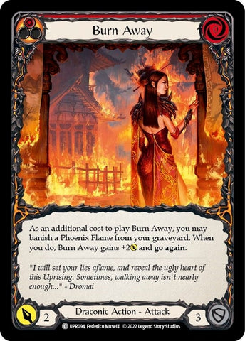 Image for Burn Away (UPR094) (Uprising) - Flesh and Blood TCG