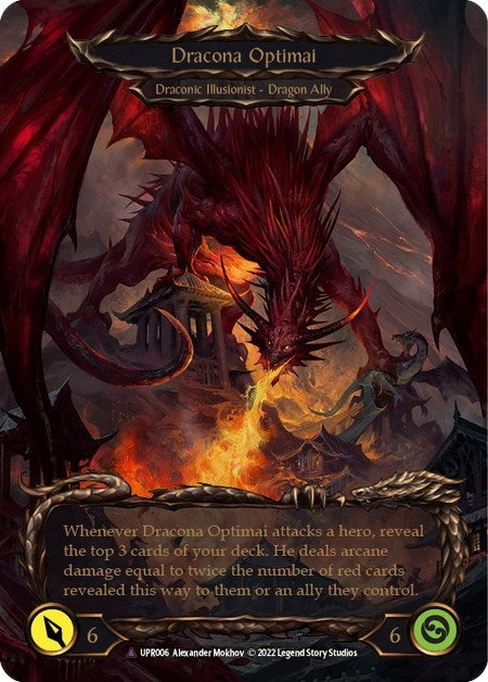 Image for Invoke Dracona Optimai // Dracona Optimai (Marvel) (UPR006) (Uprising) - Flesh and Blood TCG