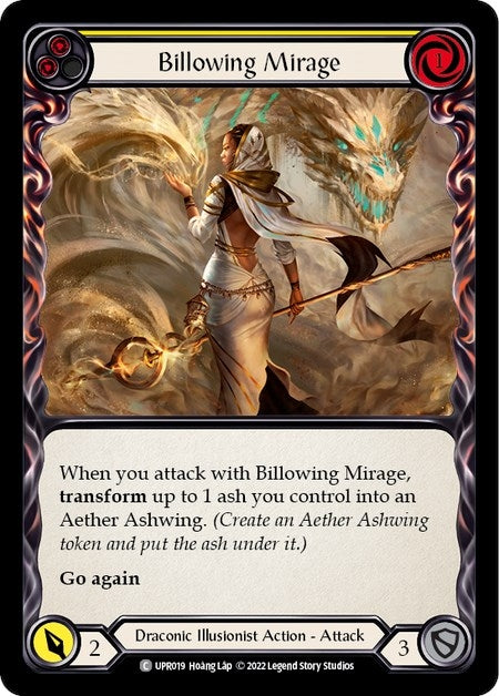 Image for Billowing Mirage (Yellow) (UPR019) (Uprising) - Flesh and Blood TCG