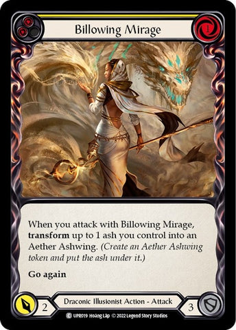 Image for Billowing Mirage (Yellow) (UPR019) (Uprising) - Flesh and Blood TCG