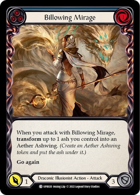 Image for Billowing Mirage (Blue) (UPR020) (Uprising) - Flesh and Blood TCG