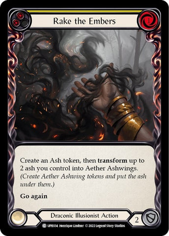 Image for Rake the Embers (Yellow) (UPR034) (Uprising) - Flesh and Blood TCG